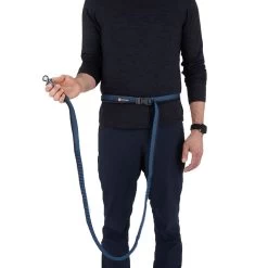 Ruffwear Roamer Leash - Orion Blue -Dog Equipment-Ruffwear RuffWear Roamer Leash Orion Blue Lifestyle Image