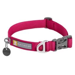 Ruffwear Front Range Dog Collar 14 Ruffwear Front Range Dog Collar -Dog Equipment-Ruffwear Ruffwear Front Range Collar Hibiscus Pink NZ