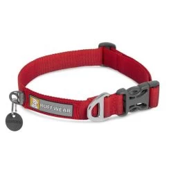 Ruffwear Front Range Dog Collar 13 Ruffwear Front Range Dog Collar -Dog Equipment-Ruffwear Ruffwear Front Range Collar Red Sumac NZ 01