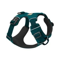 Ruffwear Front Range Dog Harness -Dog Equipment-Ruffwear Ruffwear Front Range Dog Harness Tumalo Teal NZ 01