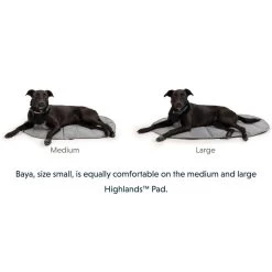 Ruffwear Highlands Dog Pad - Large -Dog Equipment-Ruffwear Ruffwear Highlands Pad Large Cloudburst Gray NZ 05