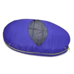 Ruffwear Highlands Dog Sleeping Bag - Large -Dog Equipment-Ruffwear Ruffwear Highlands Sleeping Bag Large Huckleberry Blue NZ 04