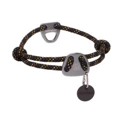 Ruffwear Knot-a-Collar Dog Collar -Dog Equipment-Ruffwear Ruffwear Knot a Collar Dog Collar Obsidian Black NZ