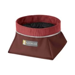 Ruffwear Quencher Dog Bowl -Dog Equipment-Ruffwear Ruffwear Quencher Dog Bowl Fired Brick NZ