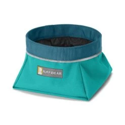 Ruffwear Quencher Dog Bowl -Dog Equipment-Ruffwear Ruffwear Quencher Dog Bowl Melt Water Teal NZ