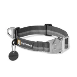 Ruffwear Top Rope Dog Collar 8 Ruffwear Top Rope Dog Collar -Dog Equipment-Ruffwear Ruffwear Top Rope Dog Collar Twilight Grey NZ