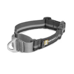 Ruffwear Web Reaction Martingale Dog Collar -Dog Equipment-Ruffwear Ruffwear Web Reaction Collar Granite Grey NZ Further Faster NZ 02