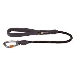 Ruffwear Knot-a-Long Dog Leash -Dog Equipment-Ruffwear Ruffwear knot a long obsidian black nz Further Faster