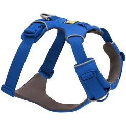 Ruffwear Front Range Harness - Blue Pool -Dog Equipment-Ruffwear Ruffwear Front Range Harness Blue Pool Side Image