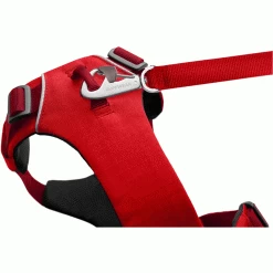Ruffwear Red Sumac Front Range Harness 6 Ruffwear Red Sumac Front Range Harness -Dog Equipment-Ruffwear Ruffwear Red Sumac Front Range Harness Lifestyle Image